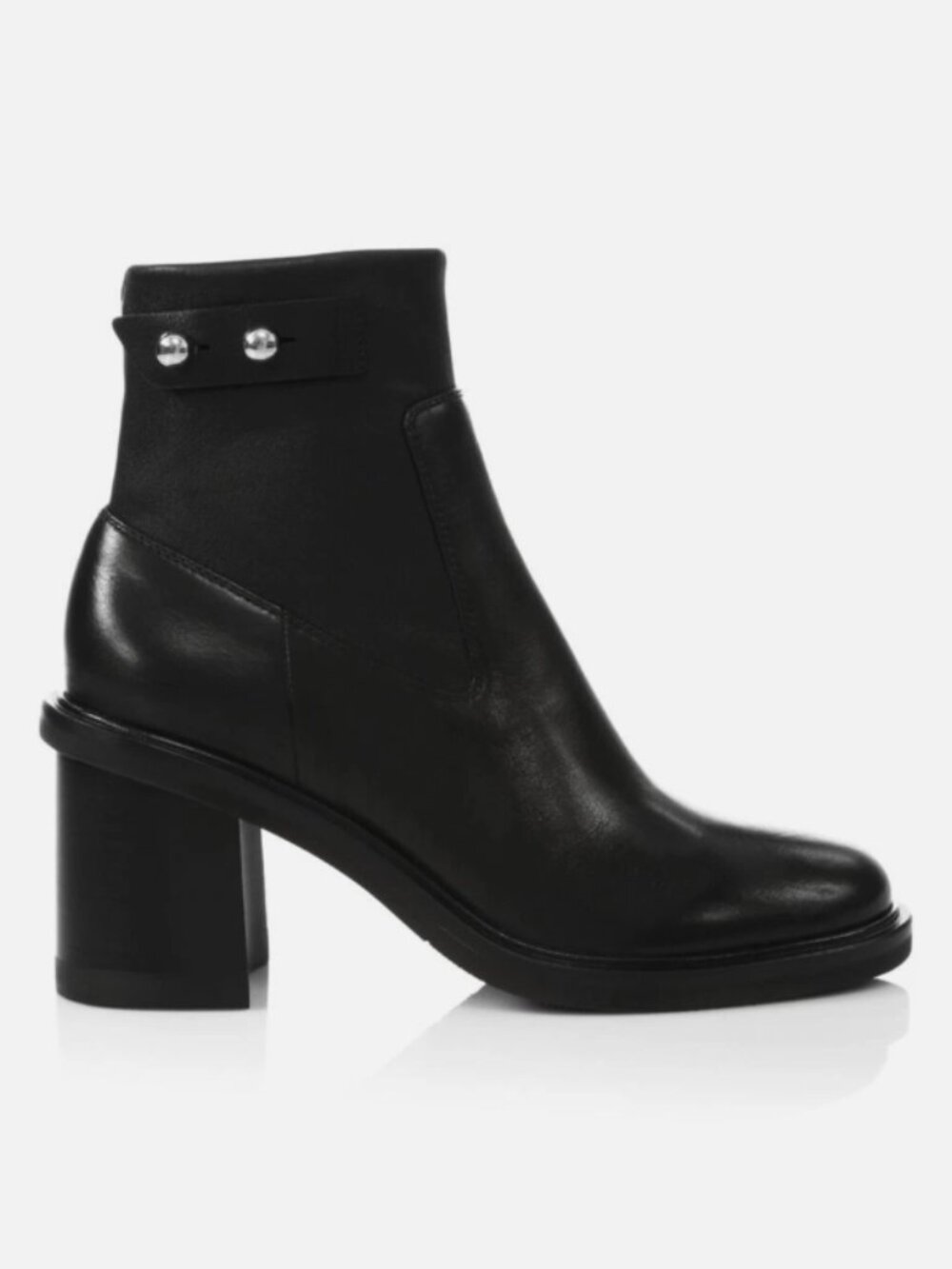 NWOT rag & bone Soren Leather Ankle Boots with Block Heel Sz 39.5